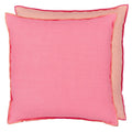 Brera Lino - Hibiscus & Peach - Cushion - 43x43cm
