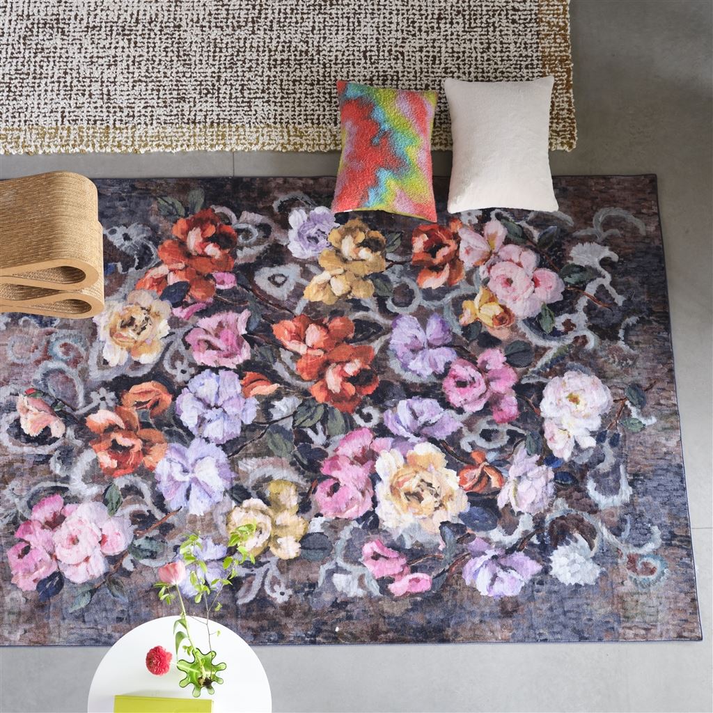 Alfombra Tapestry Flower Damson de Designers Guild