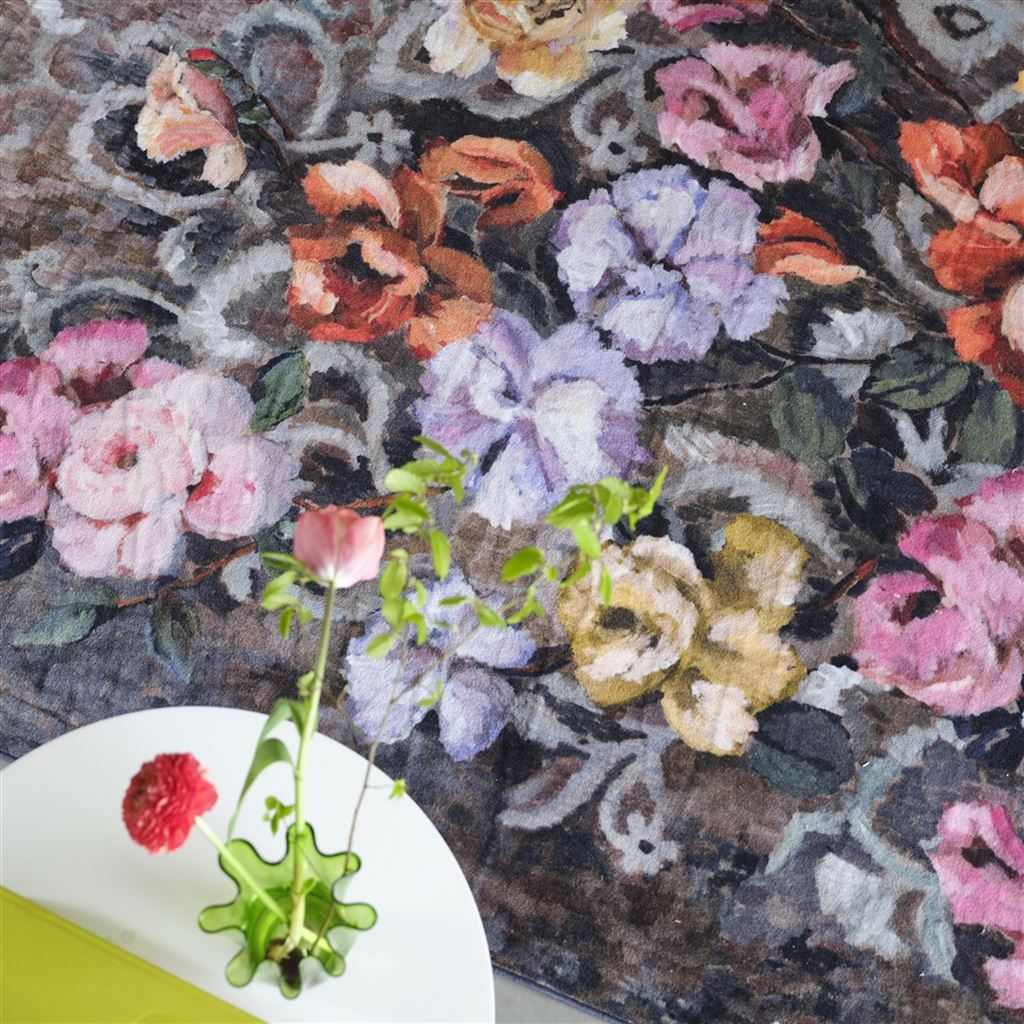 Alfombra Tapestry Flower Damson de Designers Guild