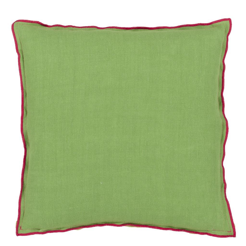 Cojín Decorativo Designers Guild Brera Lino Cerise & Grass