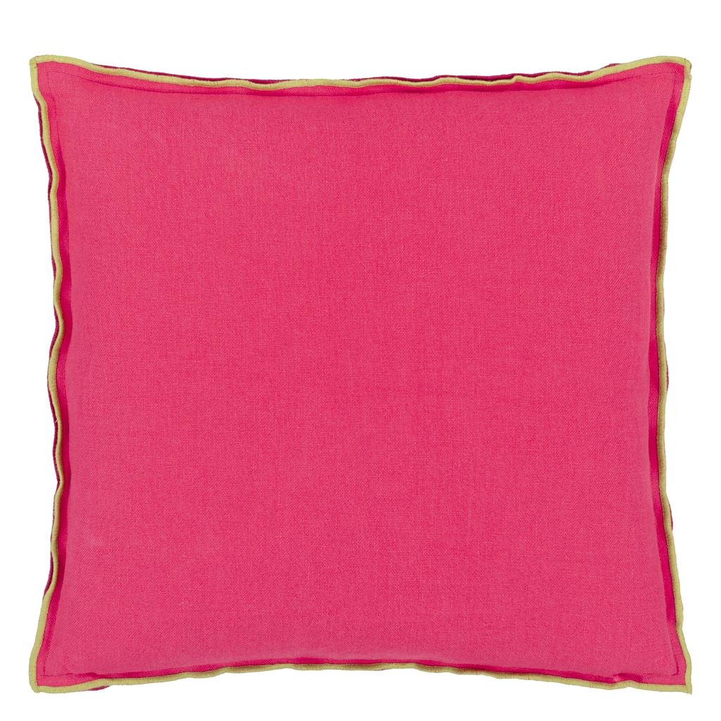 Cojín Decorativo Designers Guild Brera Lino Cerise & Grass