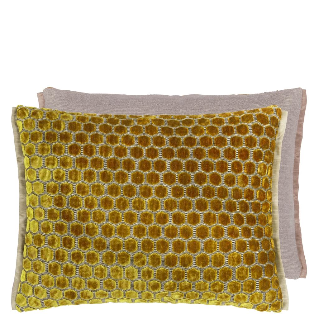 Jabot - Mustard - Cushion - 30x40cm