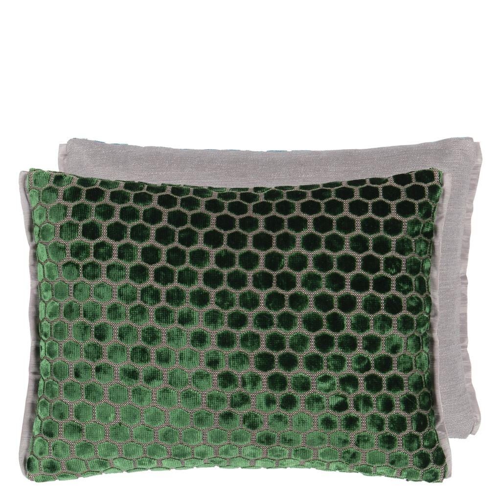 Jabot - Emerald - Cushion - 30x40cm