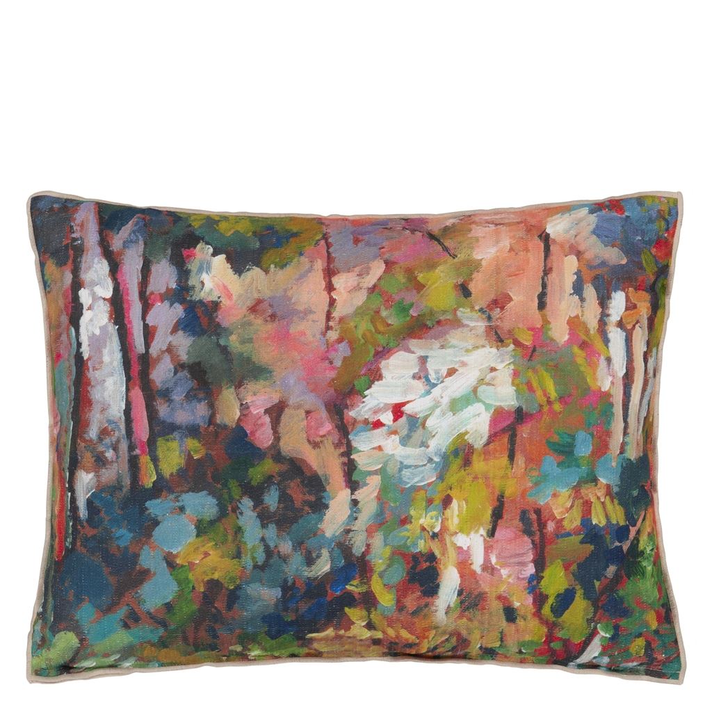 Designers Guild Foret Impressionniste Forest Decorative Pillow