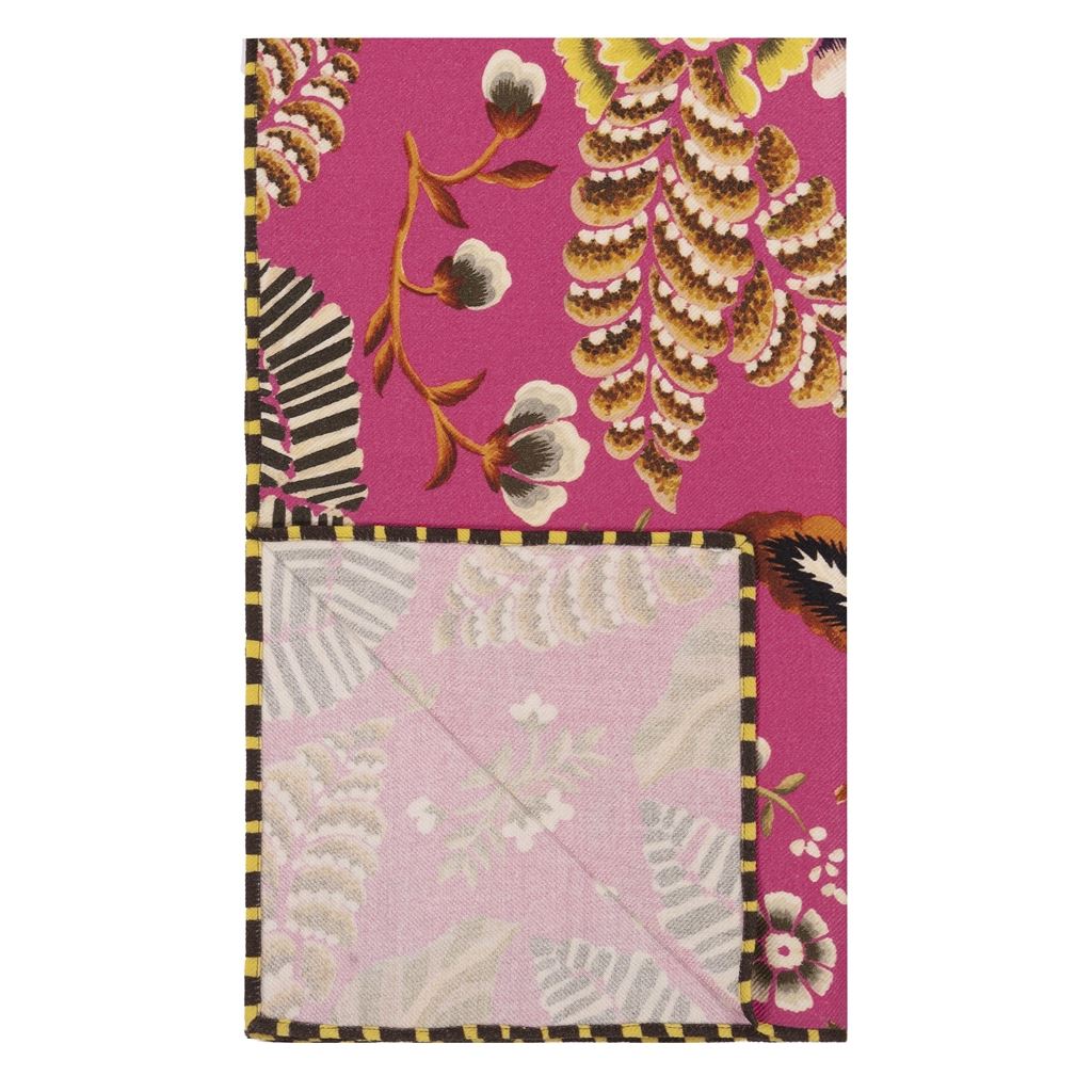 Rose de Damas Cerise Throw