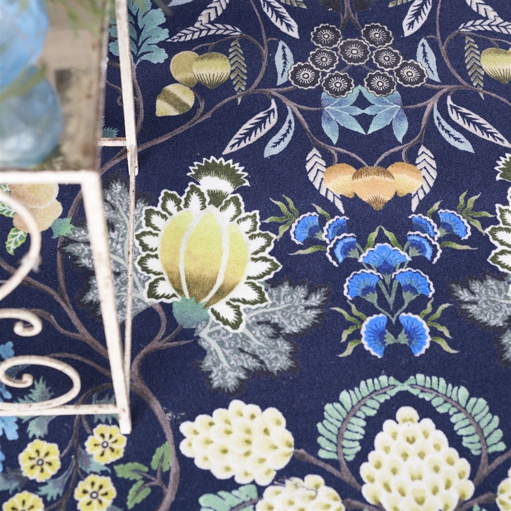 Designers Guild Brocart Decoratif Indigo Rug