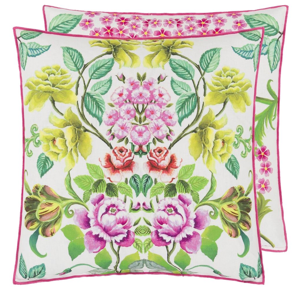 Eleonora Linen - Fuchsia - Cushion - 55x55cm