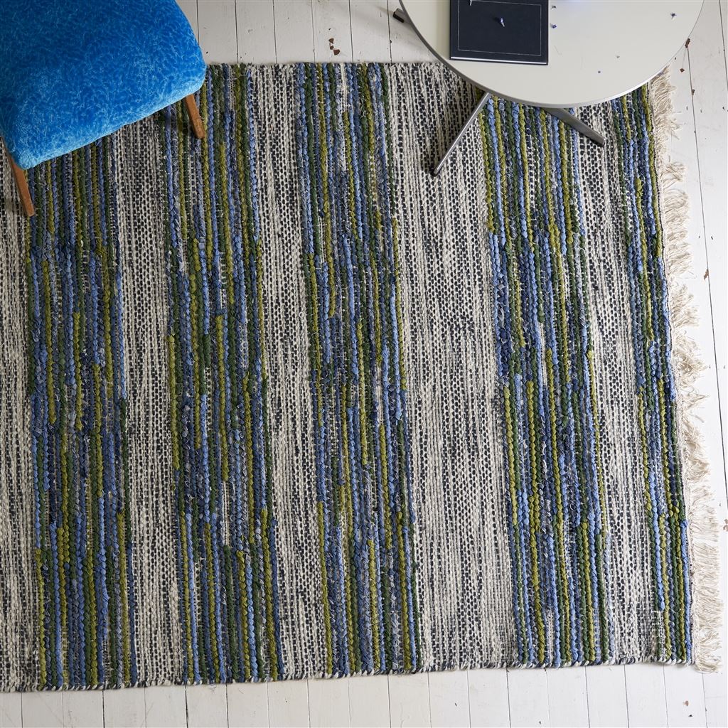 Alfombra Zanshi Cobalt de Designers Guild