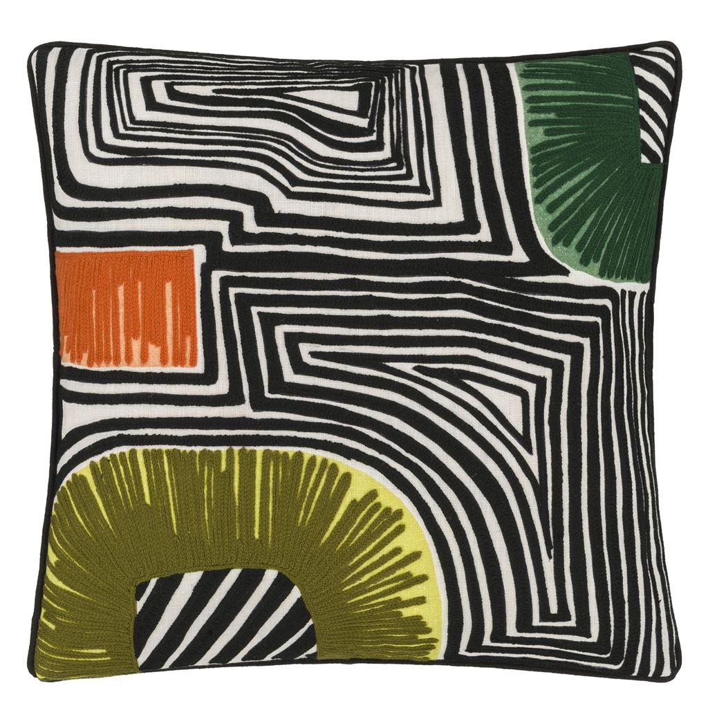 En Allant Aux Baux Cypres Decorative Pillow
