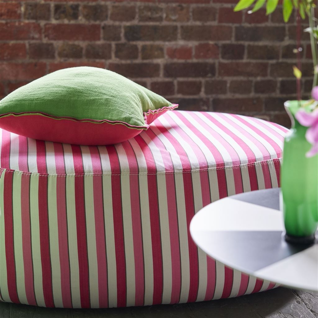 Cojín Decorativo Designers Guild Brera Lino Cerise & Grass