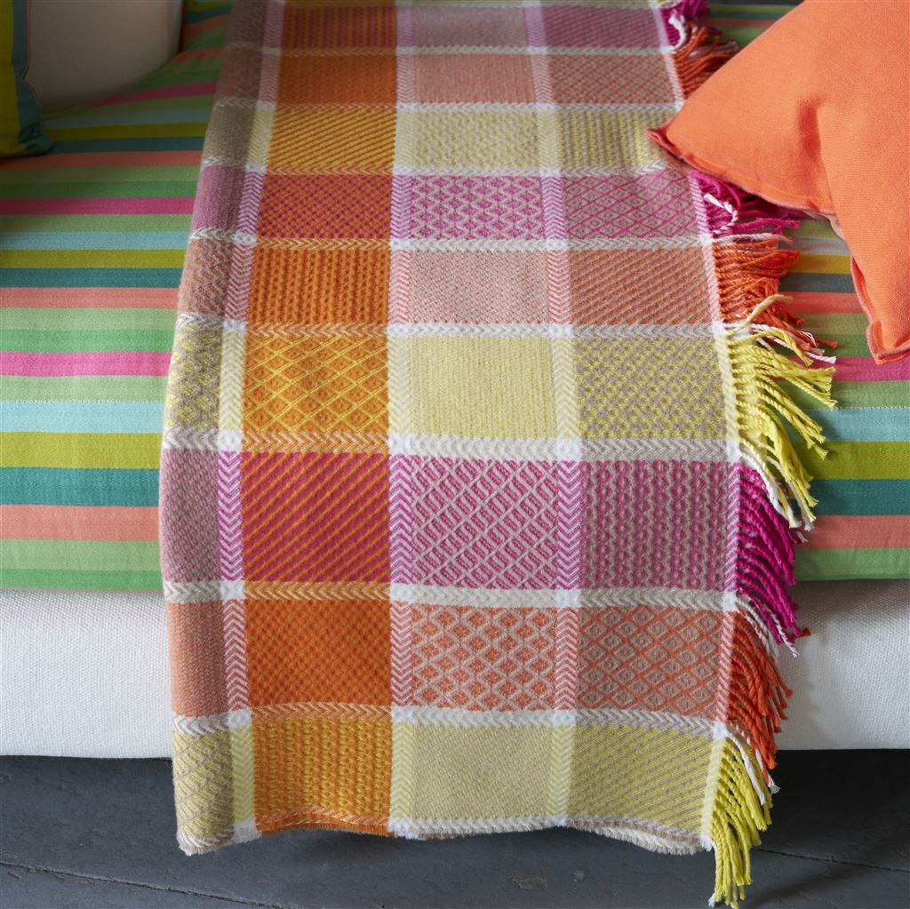 Designers Guild Golbourne Zinnia Throw