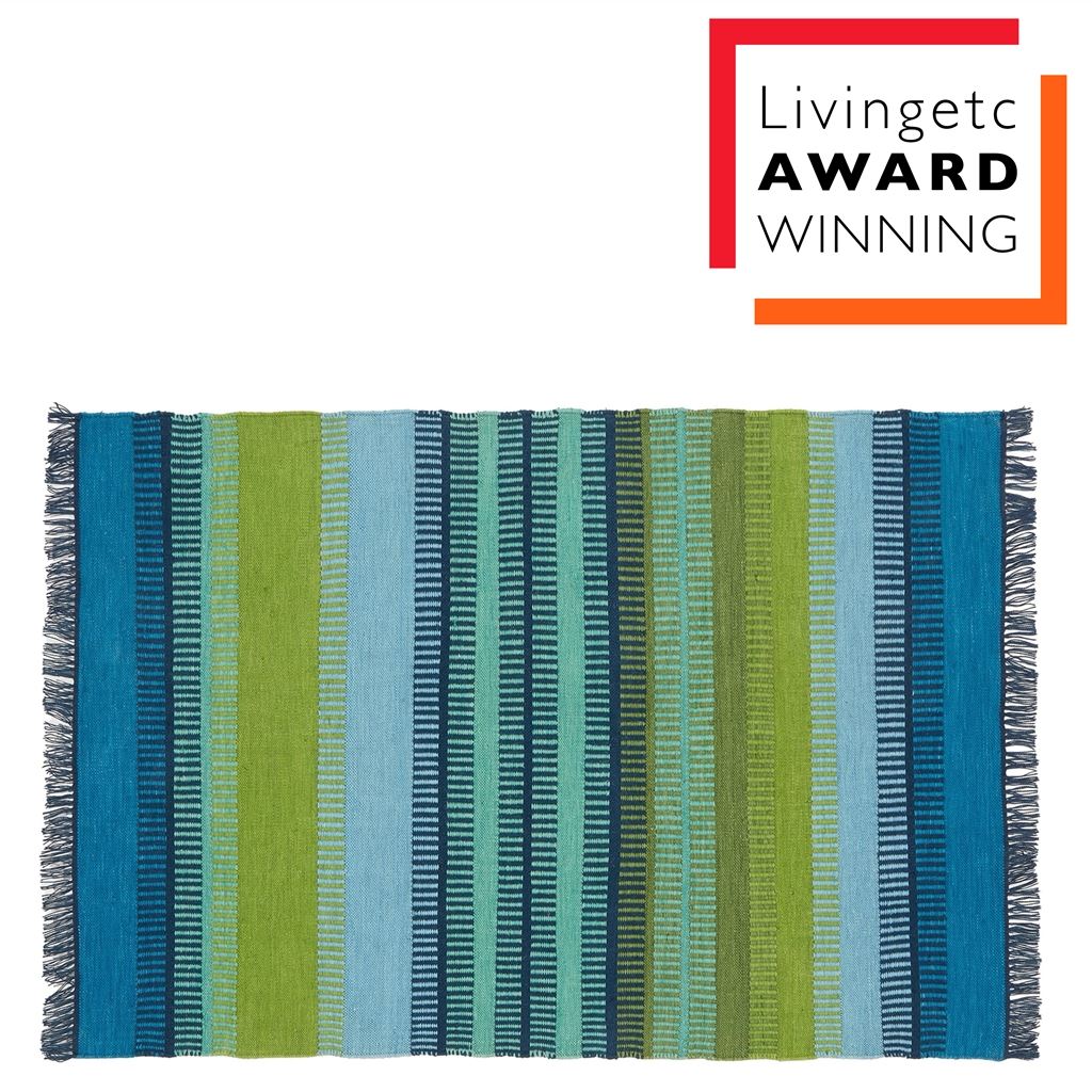 Designers Guild Muturi Cobalt Outdoor Rug