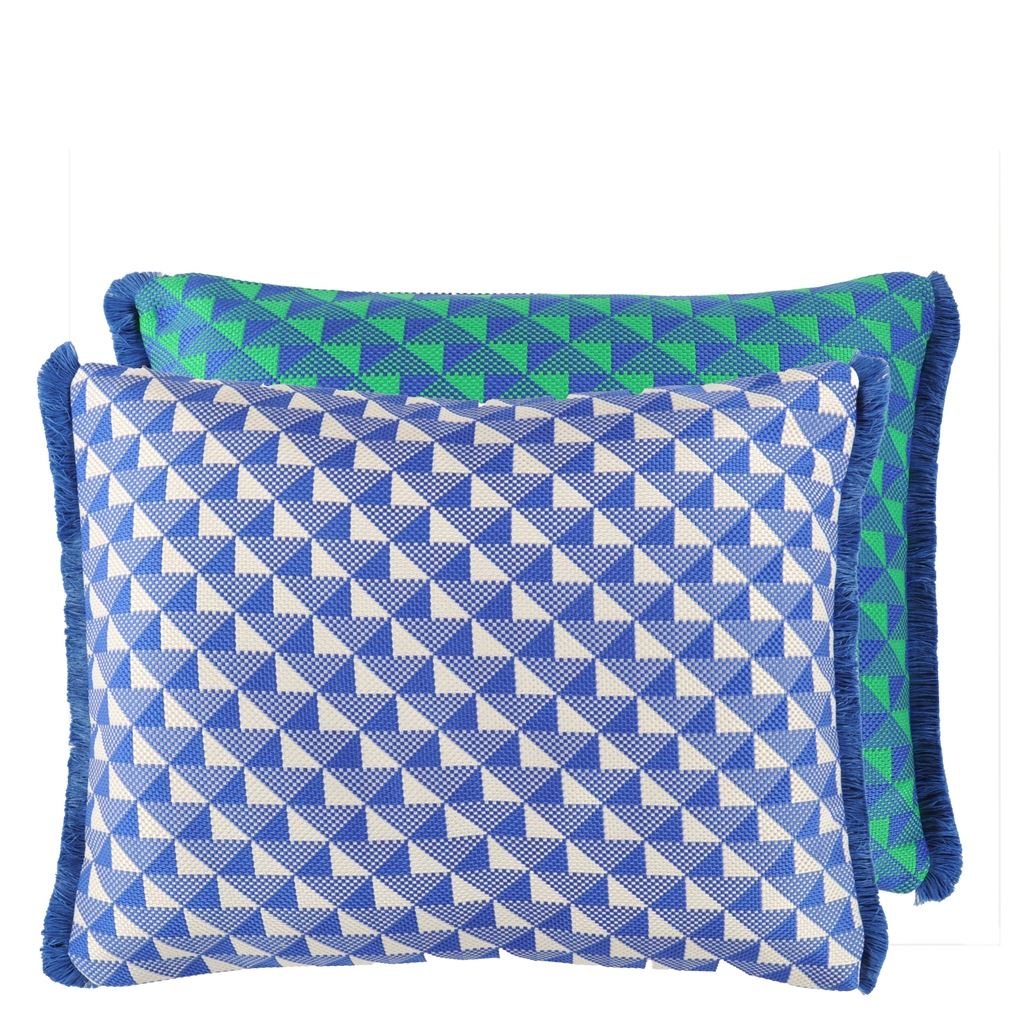 Tarakan Cobalt Outdoor Pillow