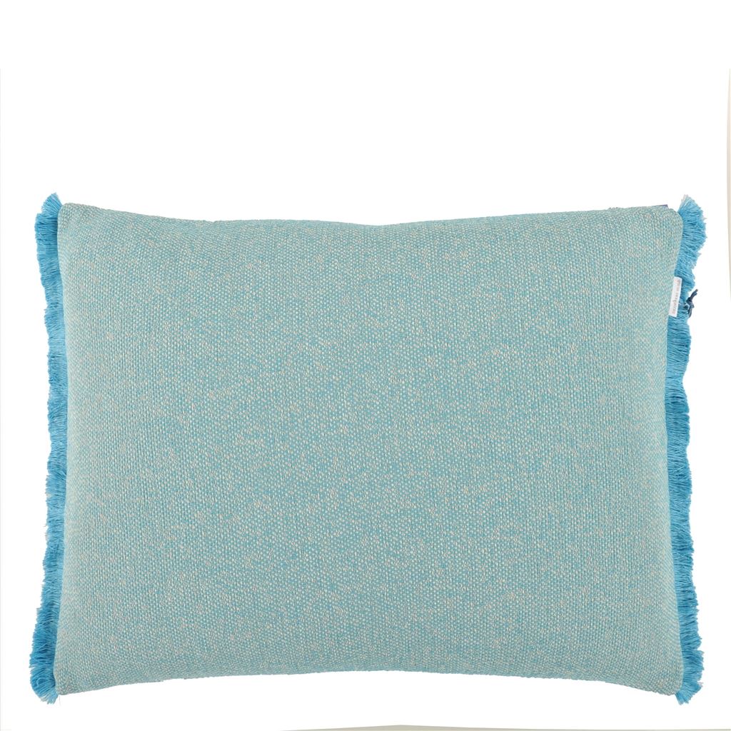 Designers Guild Tarakan Azure Outdoor Decorative Pillow