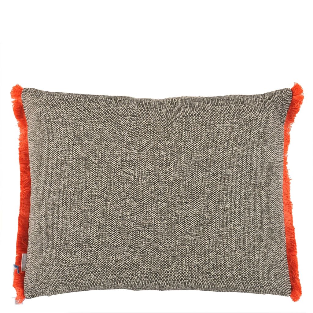Designers Guild Grayton Graphite Outdoor Decorative Pillow
