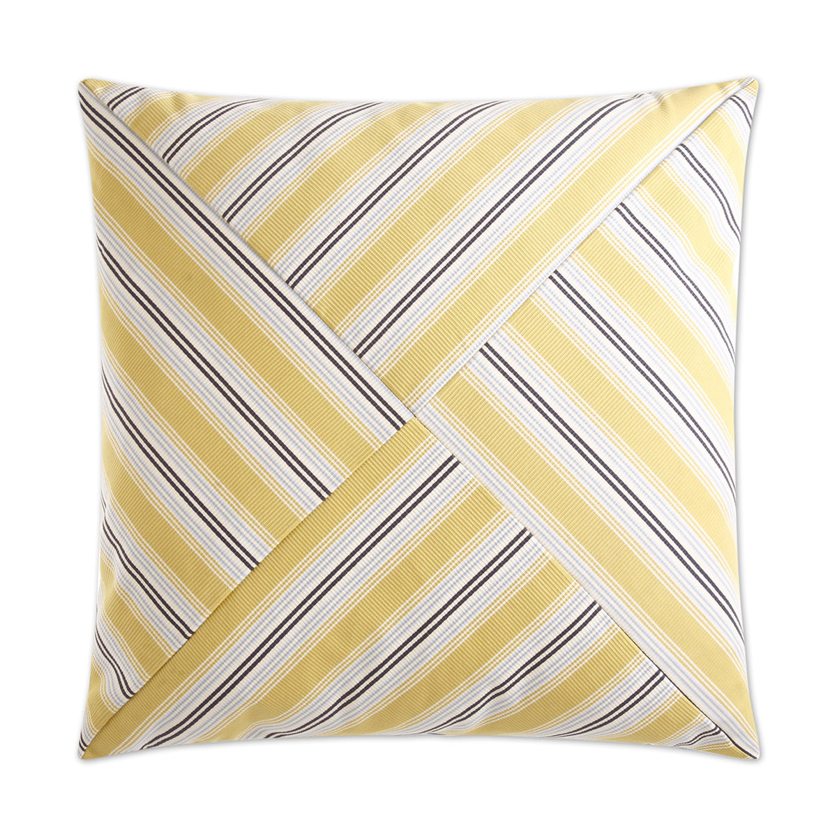Ottoman Stripe Pillow - Yellow