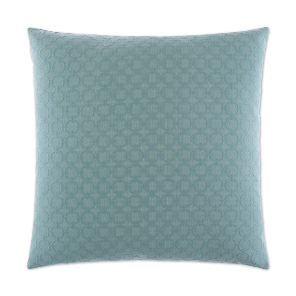 Full Circle Pillow - Aqua