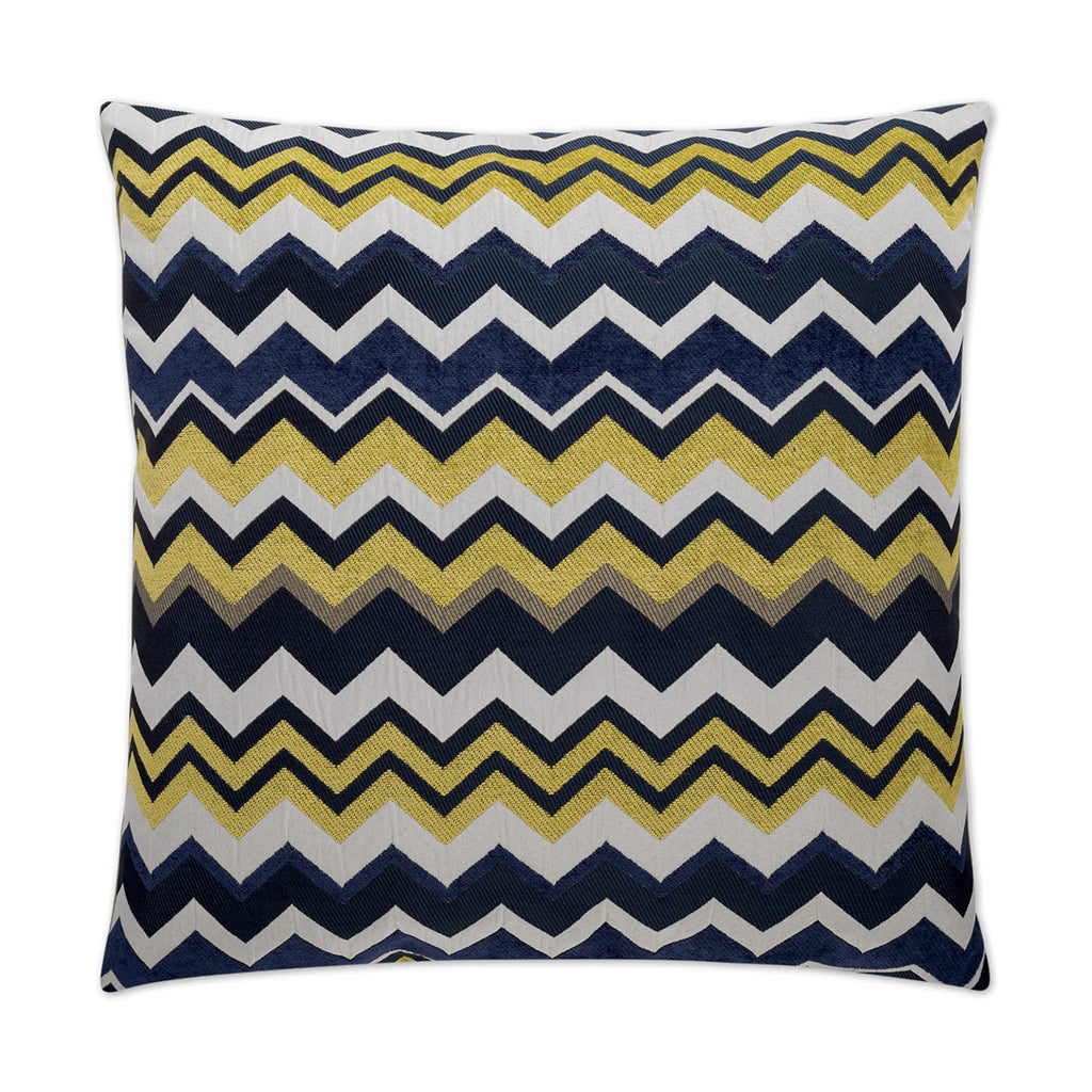 Chevron Pillow - Blue