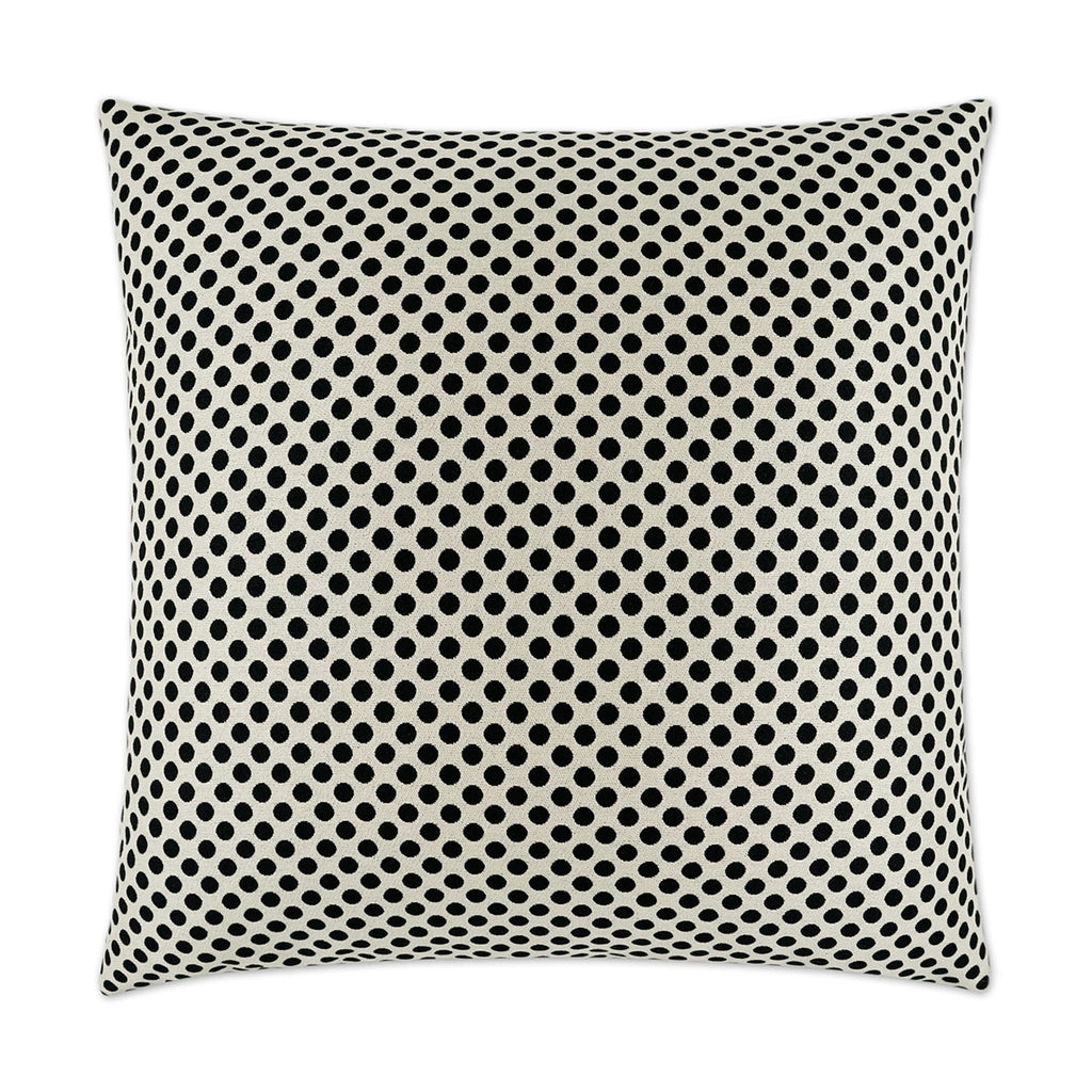 Polka Dots Pillow - Black