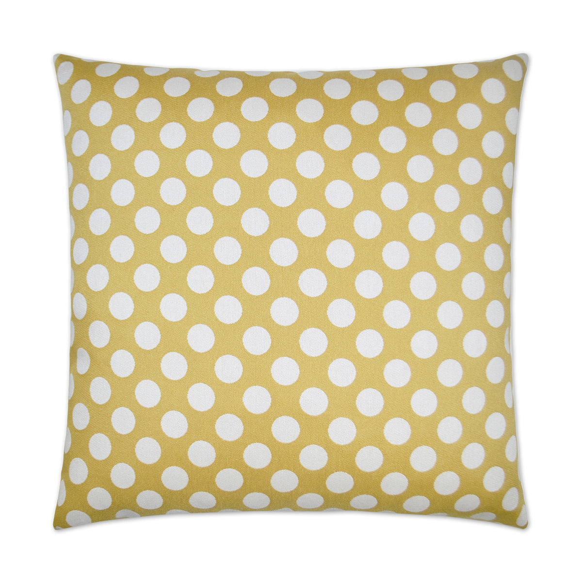 Polka Dots Pillow - Gold