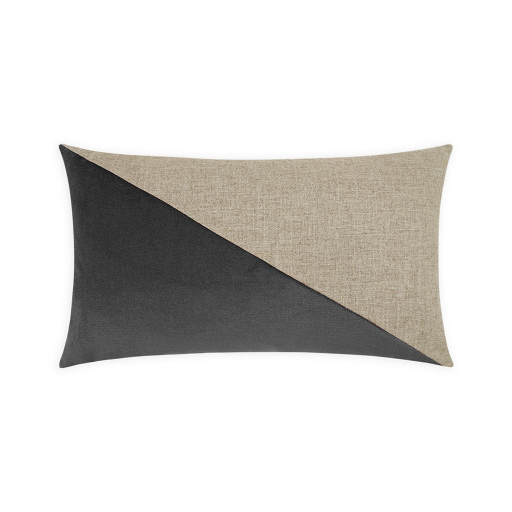 Jefferson Lumbar Pillow - Charcoal