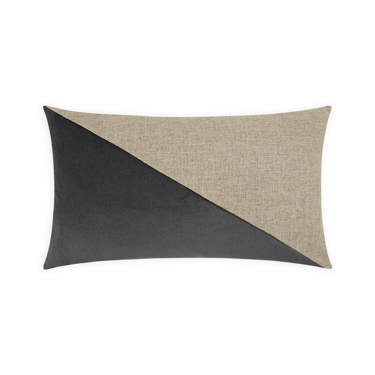 Jefferson Lumbar Pillow - Charcoal