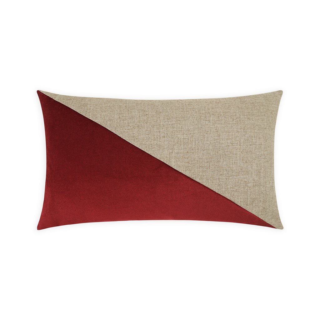 Jefferson Lumbar Pillow - Sangria