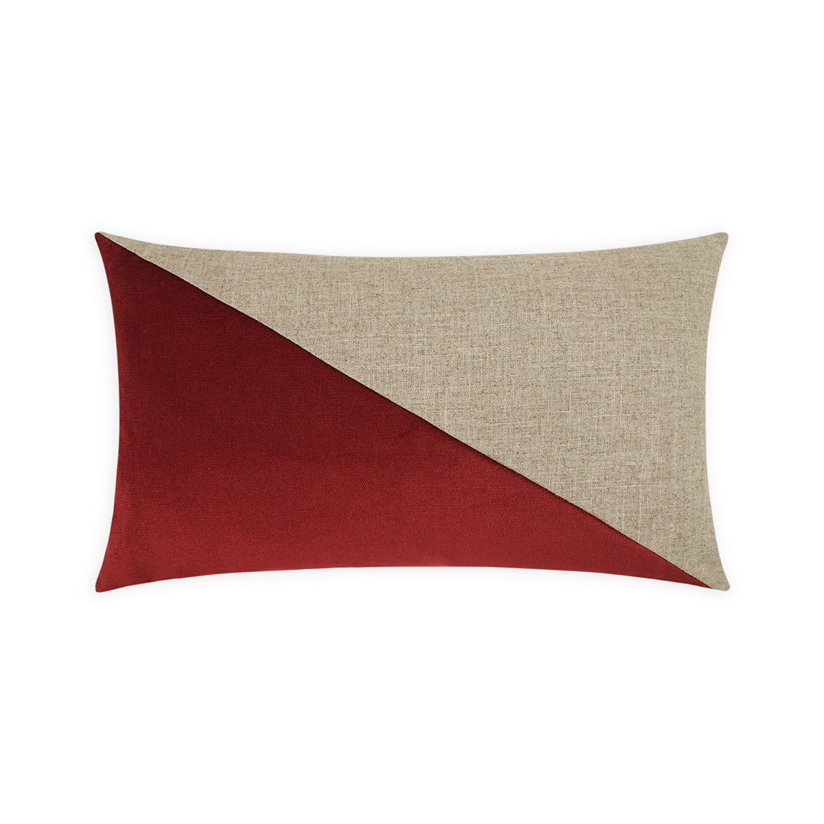 Jefferson Lumbar Pillow - Sangria