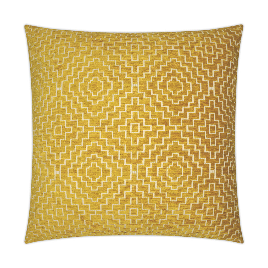 Tile Pillow - Curry