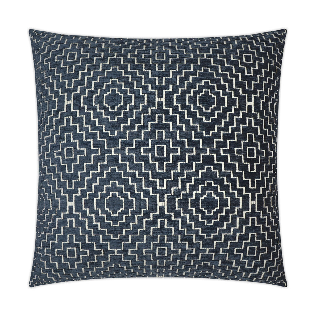 Tile Pillow - Indigo