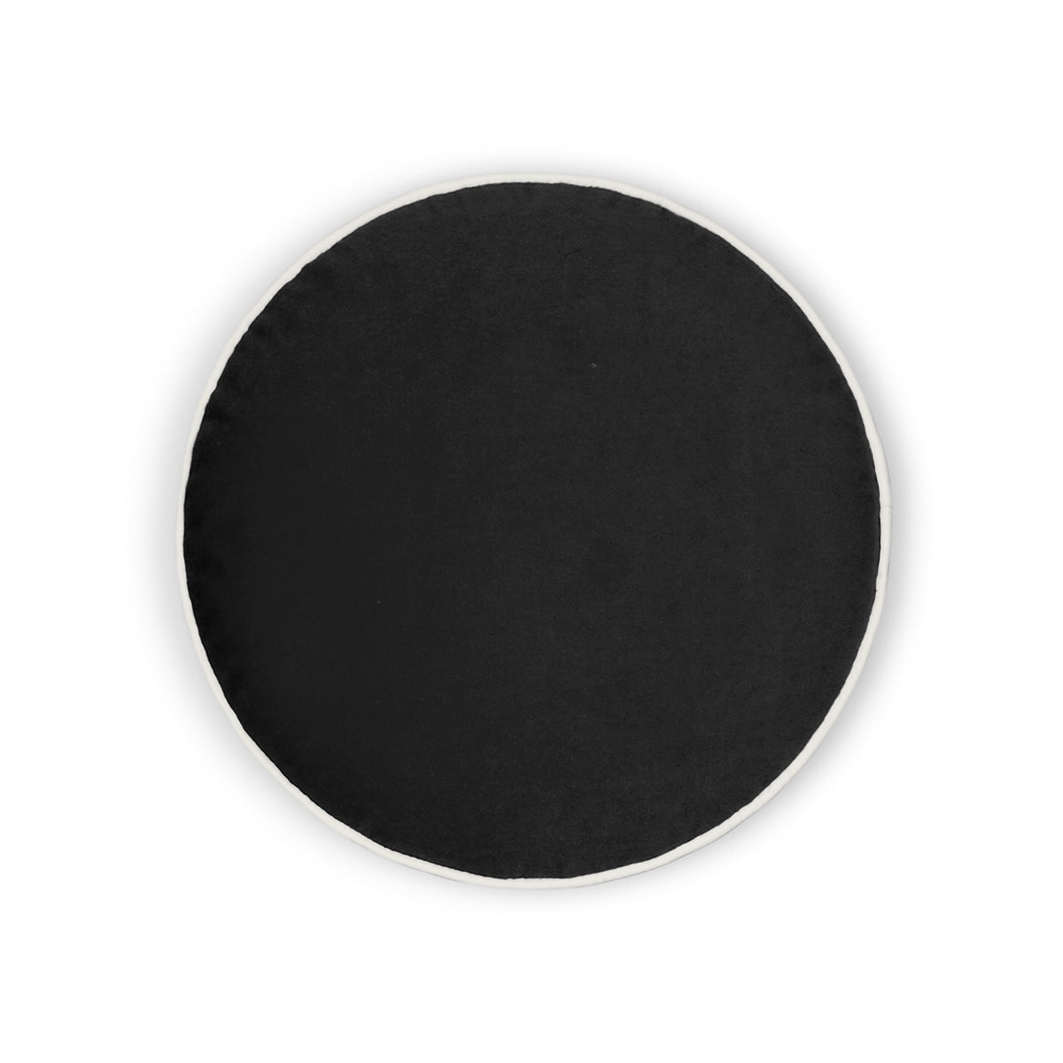 Posh Circle Pillow - Charcoal