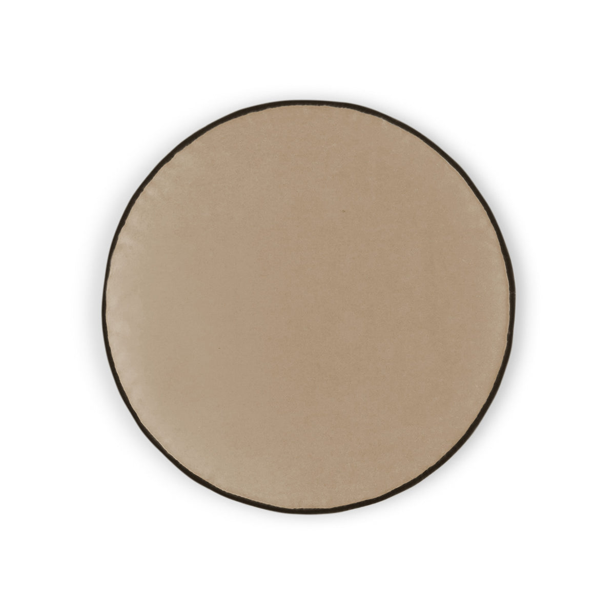 Posh Circle Pillow - Latte