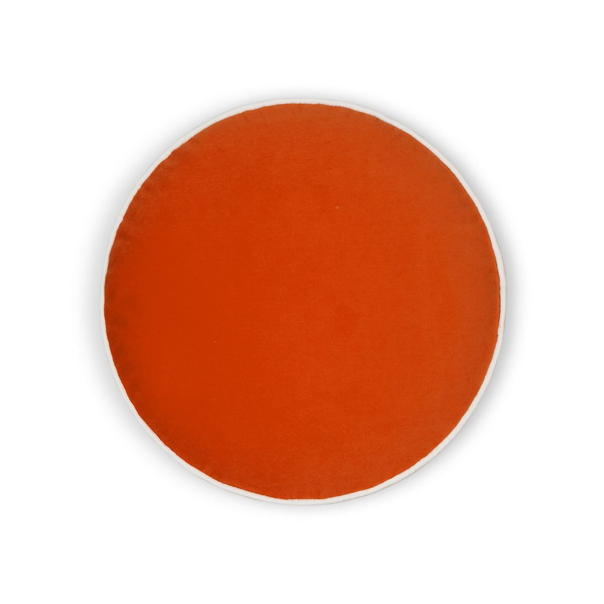 Posh Circle Pillow - Orange
