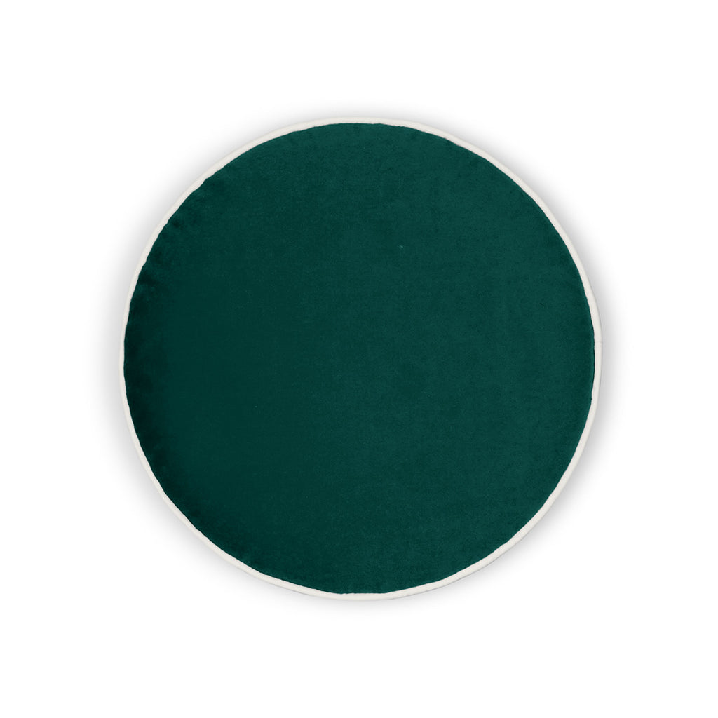 Posh Circle Pillow - Teal
