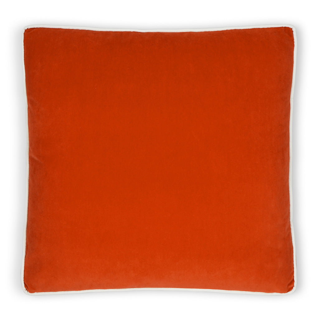 Posh Box Pillow - Orange