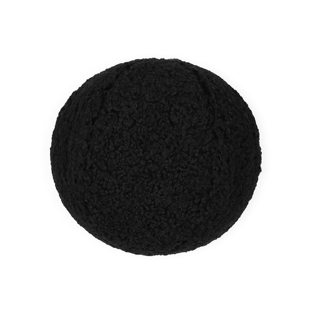 Poodle Ball Pillow - Jet