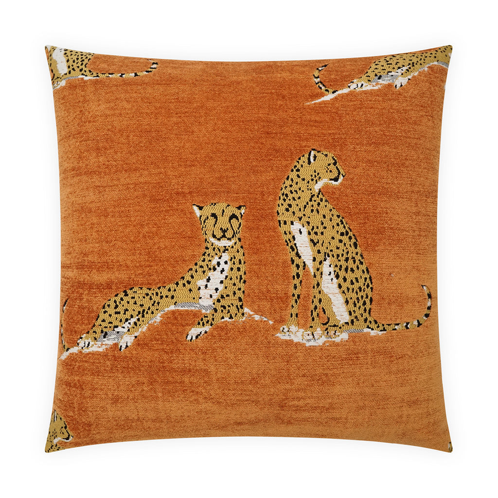 Big Iris Pillow - Marmalade
