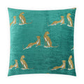 Little Iris Pillow - Aquamarine
