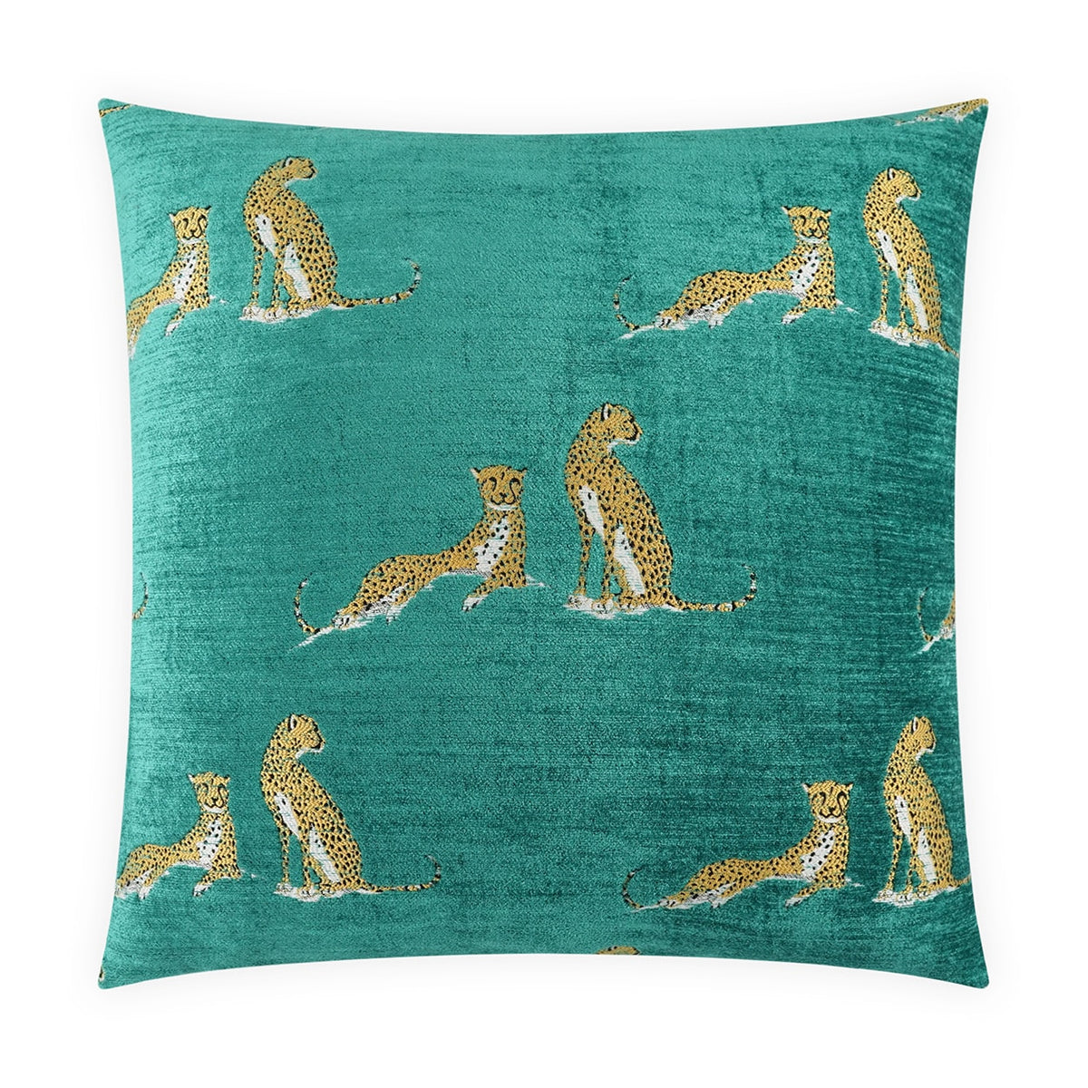 Little Iris Pillow - Aquamarine