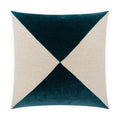 Deveraux Diamond Pillow - Azure