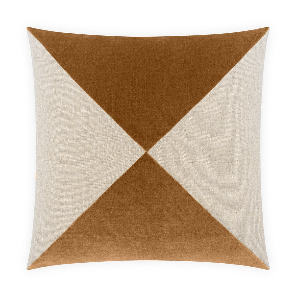 Deveraux Diamond Pillow - Cognac