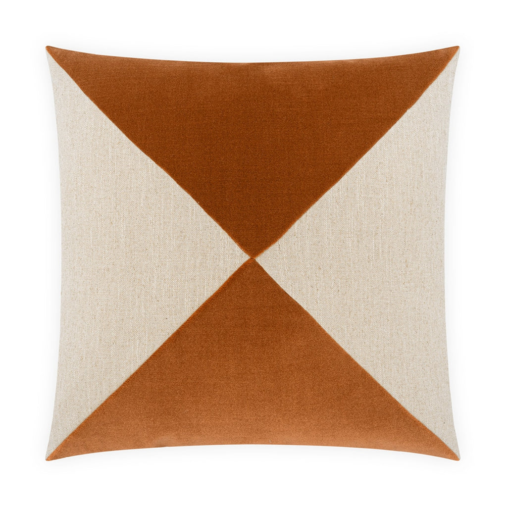 Deveraux Diamond Pillow - Pumpkin