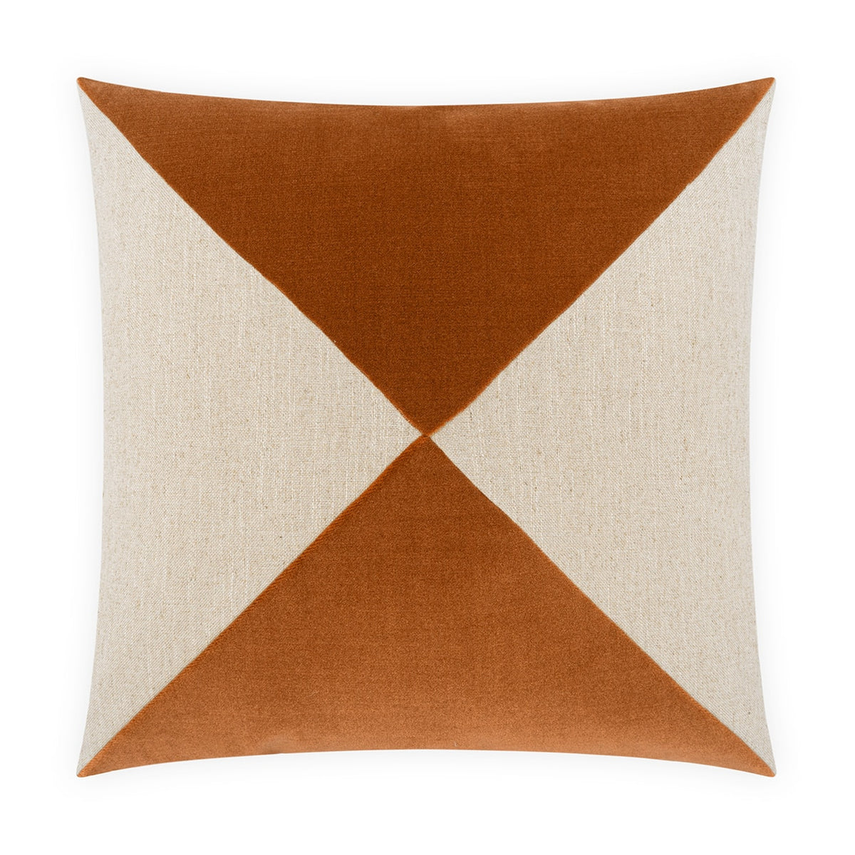 Deveraux Diamond Pillow - Pumpkin