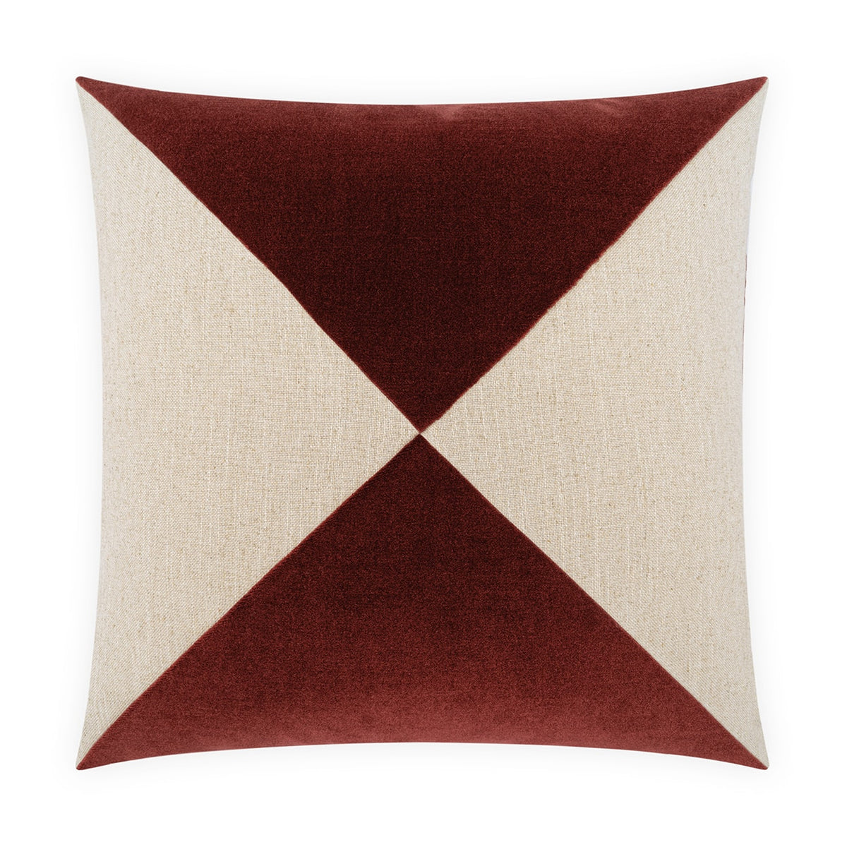 Deveraux Diamond Pillow - Red Pepper