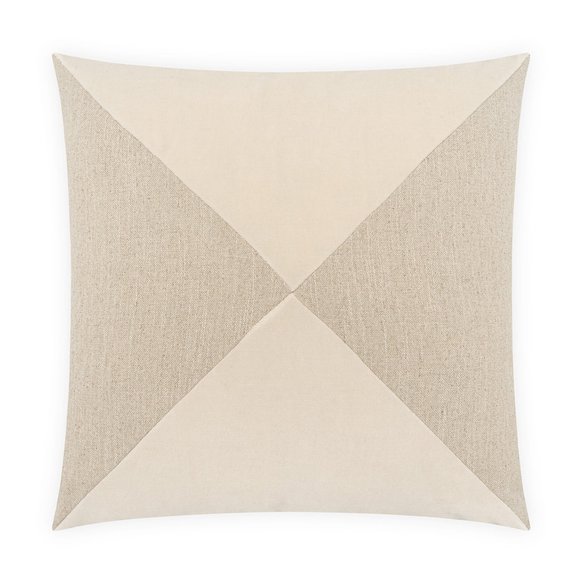 Deveraux Diamond Pillow - Vanilla