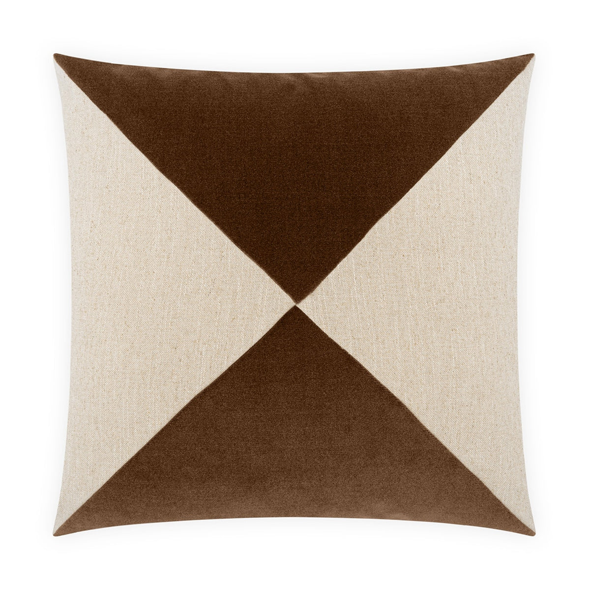 Deveraux Diamond Pillow - Walnut