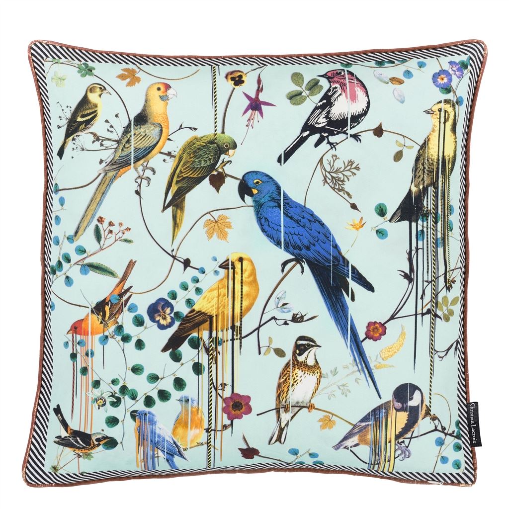 Birds Sinfonia Crepuscule Decorative Pillow