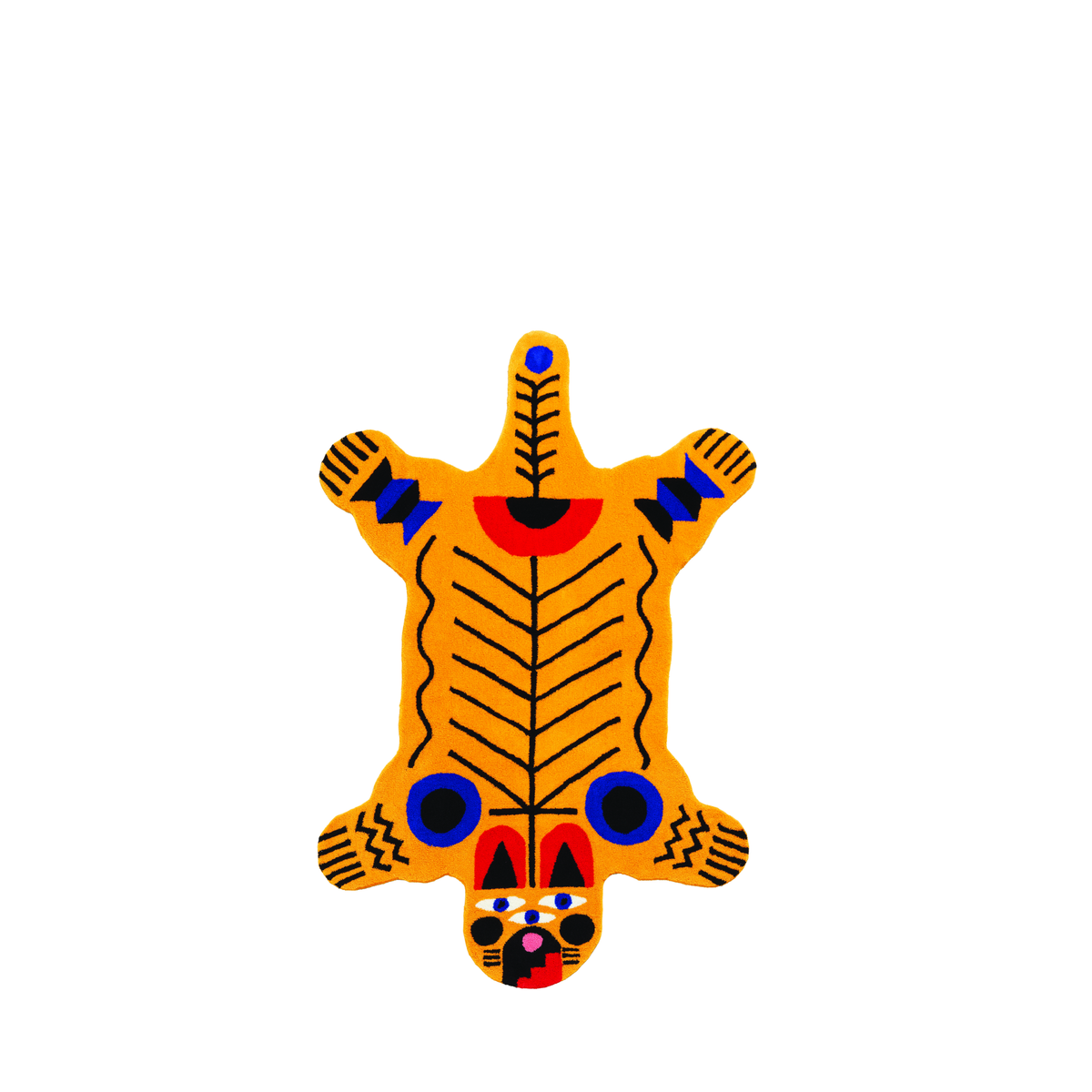 Alfombra italiana con diseño de tigre