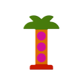 Palm Candle Holder