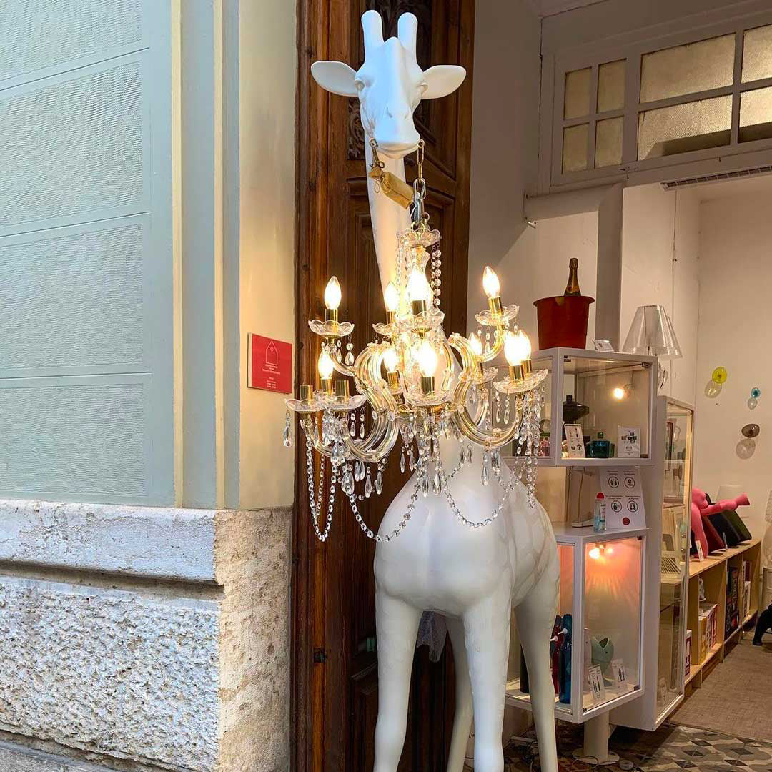 Giraffe in Love Lamp M Outdoor